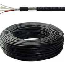 Rolo Cabo Datalink Dupla Bindagem Capa Preta P/ Microfone 2x0,30mm Rolo Cabo Datalink Dupla Bindagem Capa Preta P/ Microfone 2x0,30mm