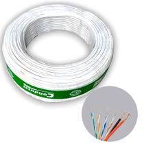 Rolo Cabo de Rede 100 Metros Condutti Com Alimentação Multicameras, 4X24AWG(S) 2X1MM2(F) - Branco