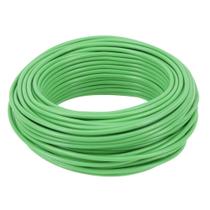 Rolo Cabo Fio Elétrico Flexível 10mm 100m 750V Verde Sil
