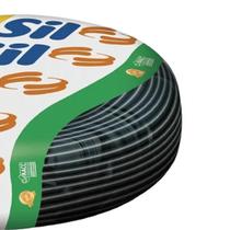 Rolo Cabo Fio Elétrico Flexível 2X0,75mm 100m 500V Preto Sil