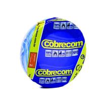 Rolo cabo flexivel 10mm azul 750v 100mt cobrecom Rolo cabo flexivel 10mm azul 750v 100mt cobrecom