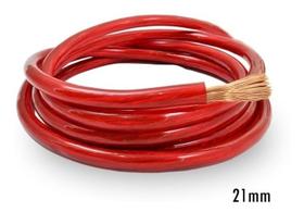 Rolo Cabo Technoise Nacional 21.00mm - (5 Metros Vermelho)