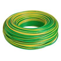 Rolo com 100m de Cabo de Cobre 750V 4mm² Verde/Amarelo - Corfio