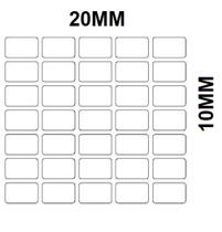 Rolo Com 13.840 Etiquetas Adesivas Couchê 20mmx10mmx3 F:106
