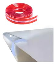 Rolo Com 3 Metros Protetor De Quina Silicone Antimpacto Mesa