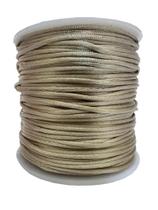 Rolo Cordão Fio De Cetim Seda Rabo De Rato 1mm 50m