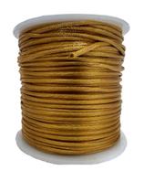 Rolo Cordão Fio De Cetim Seda Rabo De Rato 1mm 50m
