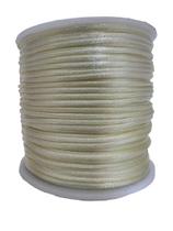 Rolo Cordão Fio De Cetim Seda Rabo De Rato 1mm 50m