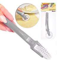 Rolo Cortador Massas Fechar Pastel Fogaça Risole Fogazzas