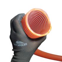 Rolo de 1 Metro de Mangueira de Sucção Pesada Laranja 3 Polegadas Borrachas Londrina