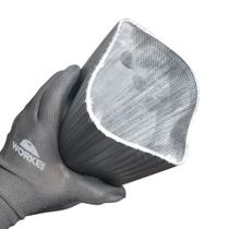 Rolo de 1 Metro de Mangueira Flat Preta Borracha 4 Polegadas Borrachas Londrina