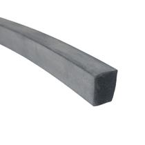 Rolo de 10 Metros de Borracha Perfil Esponjoso 15x10mm Vedação Macio Londribor