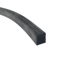 Rolo de 10 Metros de Borracha Perfil Esponjoso Vedação 10x10mm Macio Londribor