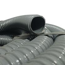 Rolo de 10 Metros de Mangueira Vácuo Ar Cinza 1 Polegada Borrachas Londrina