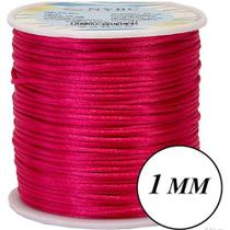 Rolo de 100 Metros cordão fio de cetim r de rato linha pulseira macrame colar cordonê 1mm