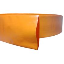 Rolo de 100 Metros de Mangueira Flat Laranja Achatada 2.1/2 Polegadas Irrigação Borrachas Londrina