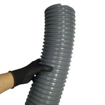 Rolo de 15 Metros de Mangueira Vácuo Ar Cinza 5 Polegadas Borrachas Londrina