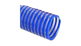 Rolo de 20 Metros Mangueira Espiral Duto Sucção Azul em PVC 1" Com 80PSI Londribor