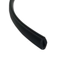 Rolo de 20 Metros Perfil Borracha EPDM Debrum Tipo U 9mm Acabamento Londribor