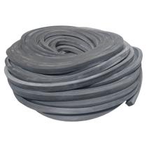 Rolo de 25 Metros de Borracha Perfil Esponjoso 15x10mm Vedação Macio Londribor