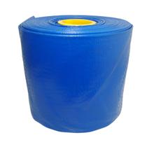 Rolo de 25 Metros de Mangueira Flat Azul Achatada 6 Polegadas Irrigação Borrachas Londrina Rolo de 25 Metros de Mangueira Flat Azul Achatada 6 Polegadas Irrigação Borrachas Londrina