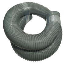 Rolo de 25 Metros de Mangueira Vácuo Ar Cinza 5 Polegadas Borrachas Londrina