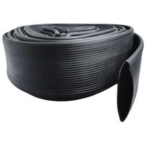 Rolo de 3 Metros de Mangueira Flat Borracha Preta Achatada 3 Polegadas Irrigação Borrachas Londrina