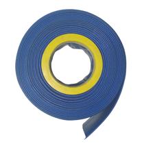 Rolo de 35 Metros de Mangueira Flat Azul Achatada 1.1/2 Polegada Irrigação Borrachas Londrina