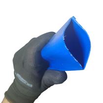 Rolo de 5 Metros de Mangueira Flat Azul Achatada 1.1/2 Polegada Irrigação Borrachas Londrina