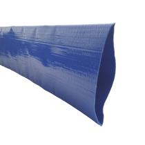 Rolo de 5 Metros de Mangueira Flat Chata Azul 2 Polegadas Irrigação Obras Drenagem Borrachas Londrina