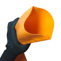 Rolo de 5 Metros de Mangueira Flat Laranja Achatada 2.1/2 Polegadas Irrigação Borrachas Londrina