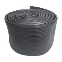Rolo de 5 Metros de Mangueira Flat Preta Borracha 4 Polegadas Borrachas Londrina