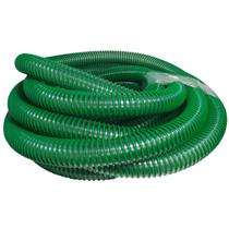 Rolo de 50 Metros de Mangueira de Sucção Verde Leve Transparente 2 Polegadas Borrachas Londrina