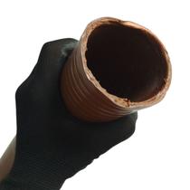 Rolo de 50 Metros de Mangueira Para Sucção Marrom Petróleo 2.1/2 Polegadas Borrachas Londrina