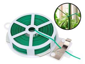 Rolo De Arame Plastificado Verde Western De 30m C/ Cortador