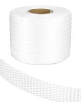 Rolo de cintagem de cordão de tecido QWORK 1,5 cm x 457 m 590 kg Rolo de cintagem de cordão de tecido QWORK 1,5 cm x 457 m 590 kg