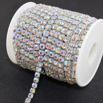 Rolo de cristal Rhinestone Trim Jerler SS24 de 5 mm e 9,1 m Rolo de cristal Rhinestone Trim Jerler SS24 de 5 mm e 9,1 m