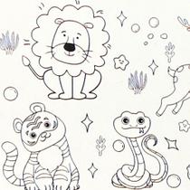 Rolo De Desenho Para Crianças Colorir Papel Longo Jardim De Infância 30cmx3m - VMP