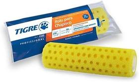 Rolo de Espuma Tigre 1342 23cm Amarelo Acabamento Fino Profissional