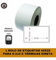 Rolo De Etiqueta Térmica Para Impressora E-210 - 40x25 - PERSONALIZADO TITANNET