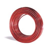 Rolo de Fio Cabo de Bateria 6,0 MM Vermelho - 50 Metros - Technoise 100% Cobre