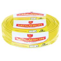 Rolo De Fio Flexível 4.0mm 100m Amarelo Megatron
