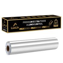 Rolo de folha de alumínio LuxLiv Premium Extra Thick 30cmx50m Rolo de folha de alumínio LuxLiv Premium Extra Thick 30cmx50m