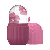 Rolo De Gelo De Silicone Refrescante Para Rosto E Olhos, Ferramenta De Beleza Para Firmar a Pele E