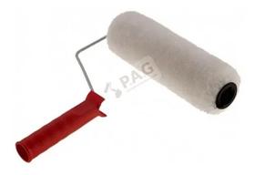 Rolo de la de carneiro popular 23cm 40 mm com cabo garfo pressao p.a.g Rolo de la de carneiro popular 23cm 40 mm com cabo garfo pressao p.a.g