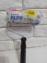 Rolo de lã para pintura com suporte 9 cm Compel Rolo de lã para pintura com suporte 9 cm Compel