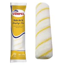 Rolo De Lã Pintura Latex Acrilica Respingo Zero 23cm Compel