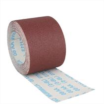 Rolo de lixa Koaot 60 Grit Emery Cloth 75 mm x 10 m de óxido de alumínio