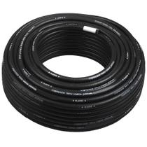 Rolo de Mangueira Trançada Preta 1/2 Pol. 50 Metros PT300 PLASTIC Rolo de Mangueira Trançada Preta 1/2 Pol. 50 Metros PT300 PLASTIC