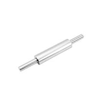 Rolo de Massa Aço Inox Cabo Giratorio Profissional 47cm Rolo de Massa Aço Inox Cabo Giratorio Profissional 47cm